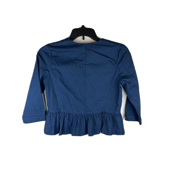 Market and Spruce‎ Laren Peplum Cargo Jacket Navy Size Small NWT stitch fix - Picture 2 of 10